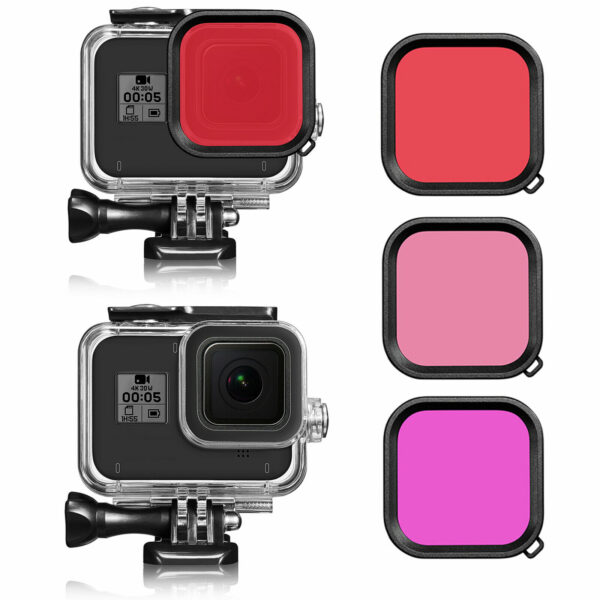 Caixa Estanque Gopro Hero 8 + 3 Filtros - Image 12
