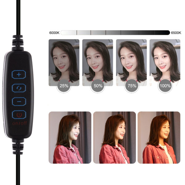 PULUZ - Plataforma de Vlog + LED + Microfone para Telemóvel - Image 10