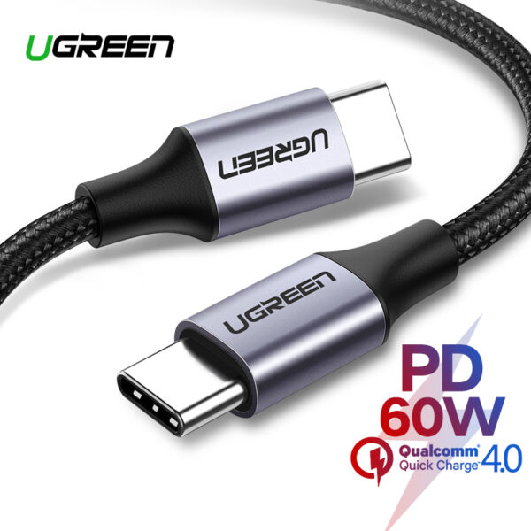 UGREEN USB-C 2.0 para USB-C 2.0 3A - 1M - Image 2
