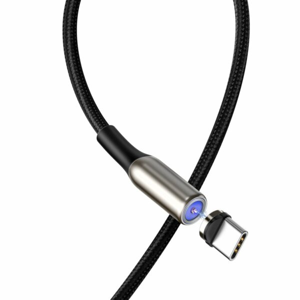 Baseus Zinc Magnetic Cable USB-C 2A 1m Black - Image 2