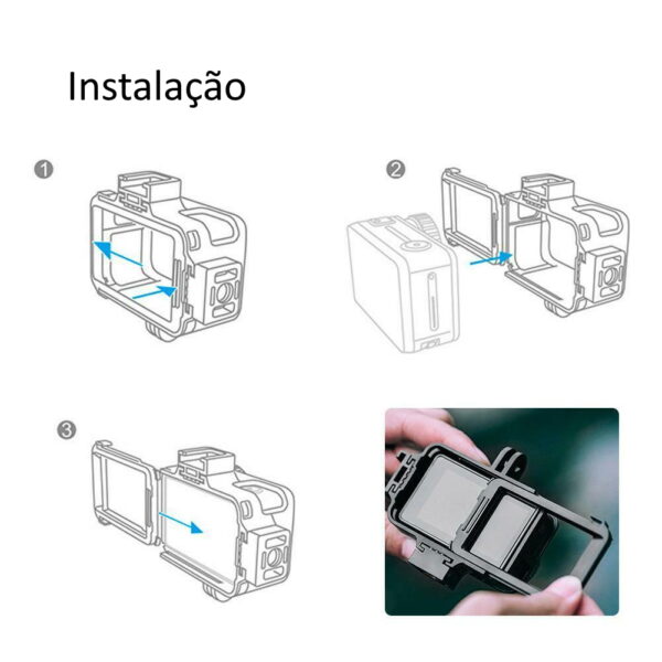 Moldura Vlog Osmo Action - PGYTECH - Image 5
