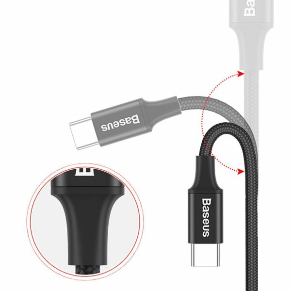 Baseus - Cabo USB Tipo C - Blacklight - 2 m - Image 2