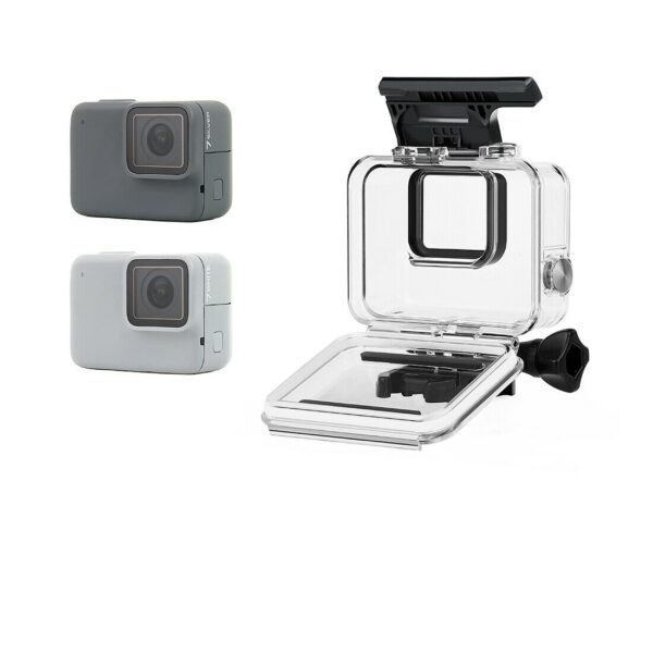 Caixa Estanque Gopro 7 Silver & White + 3 Filtros Mergulho - Image 8