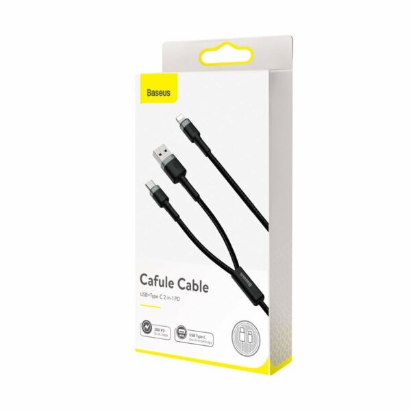 Baseus Cafule USB / USB-C - Lightning Cable PD 3.1 - 1.20 m - Image 9
