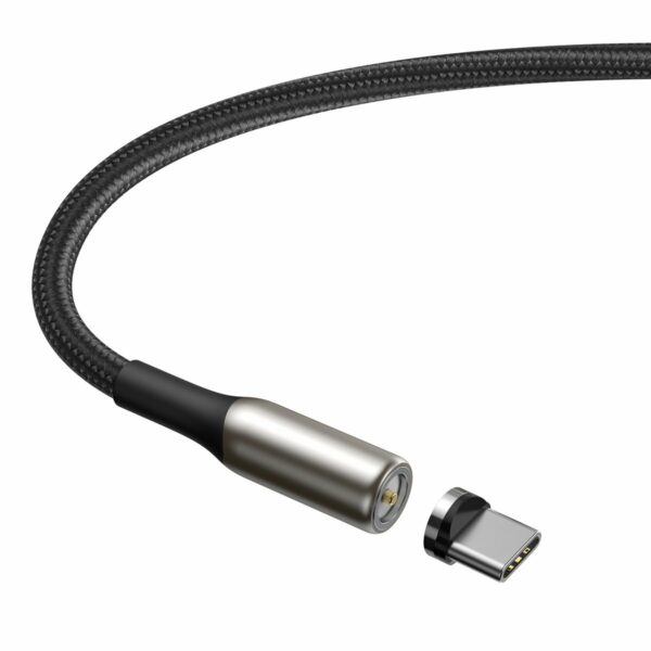 Baseus Zinc Magnetic Cable USB-C 2A 1m Black - Image 5