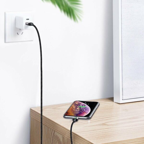 Baseus Zinc Magnetic Cable Kit - 2.4/3A - 1m - Image 2