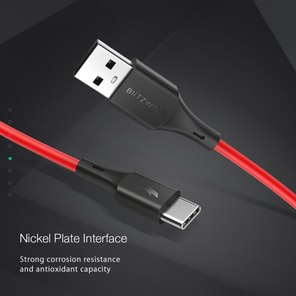 BlitzWolf - Cabo USB Tipo C ( 30 cms ) - Image 5