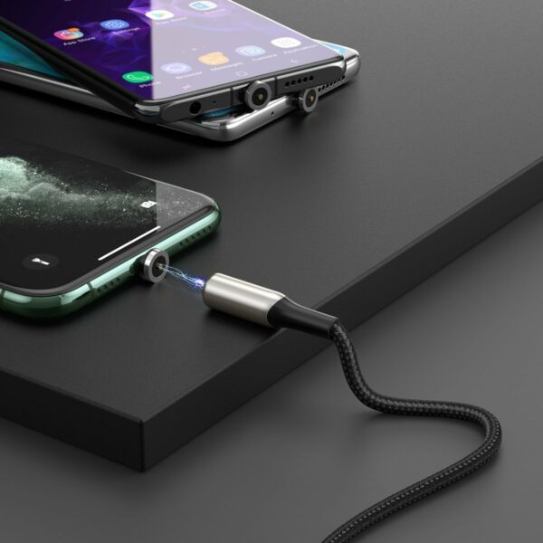 Baseus Zinc Magnetic Cable USB-C 2A 1m Black - Image 6