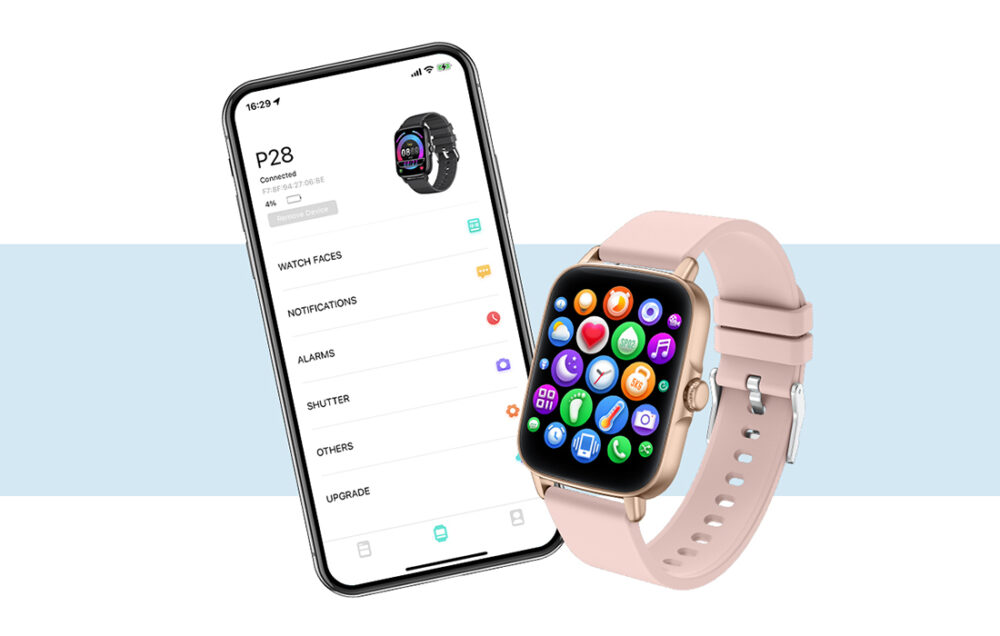 Colmi - SmartWatch P28 - Rose Gold ou Preto - Image 7