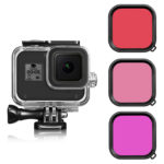 Caixa Estanque Gopro Hero 8 + 3 Filtros