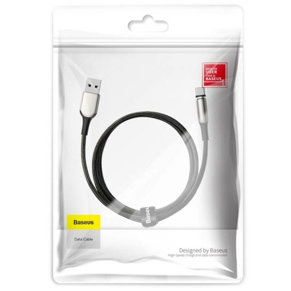 Baseus Zinc Magnetic Cable USB-C 2A 1m Black - Image 7