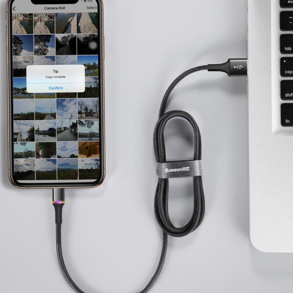 Baseus - Cabo Lightning - Com LED - iPhone - 50 cms - Image 7