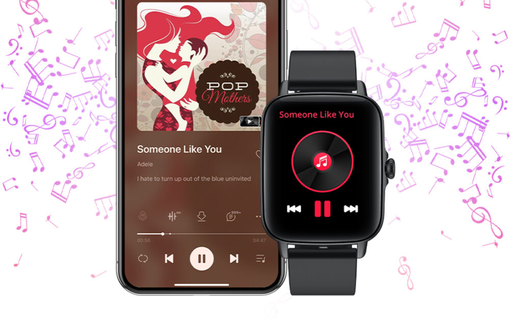 Colmi - SmartWatch P28 - Rose Gold ou Preto - Image 9