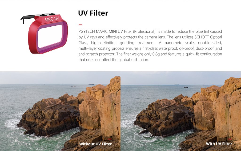 PGYTech - Filtro UV - Mavic Mini e Mini 2 - Image 4