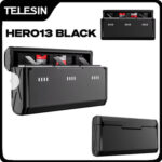 TELESIN - Carregador Triplo GoPro 13 BLACK - Com indicador de carga