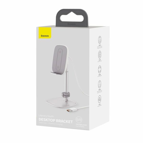 Baseus - Suporte + Carregador - Com braço telescópico - Image 8