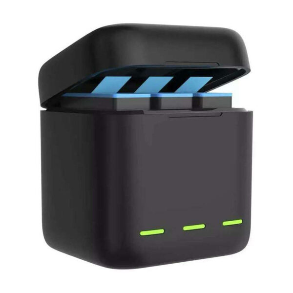 Telesin - GoPro 12 / 11 / 10 / 9 Black - Carregador Triplo + 2 Baterias 1750 mAh - Image 3