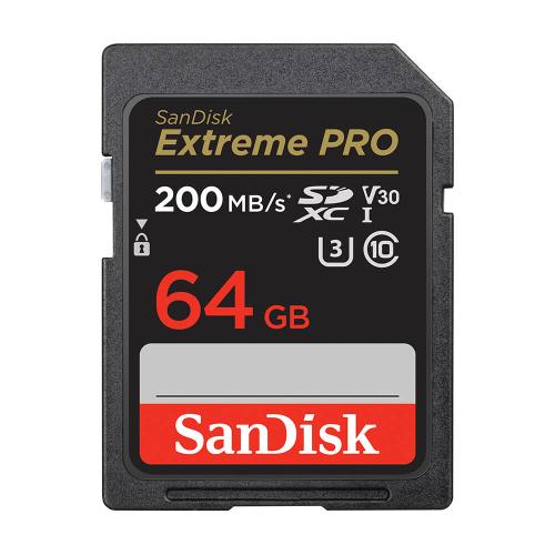 SANDISK Extreme Pro SDXC 64GB - 200MB/s V30 UHS-I - Image 3