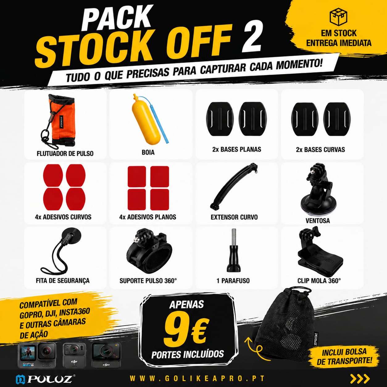 PACK STOCK OFF 2 - PORTES GRÁTIS